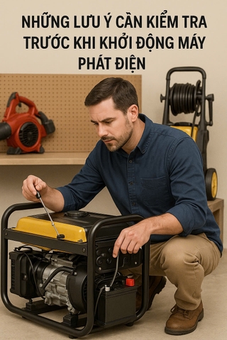 Những Lưu Ý Cần Kiểm Tra Trước Khi Khởi Động Máy Phát Điện