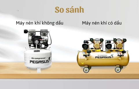Máy Nén Khí Có Dầu Và Máy Nén Khí Không Dầu - Nên Mua Loại Nào ?