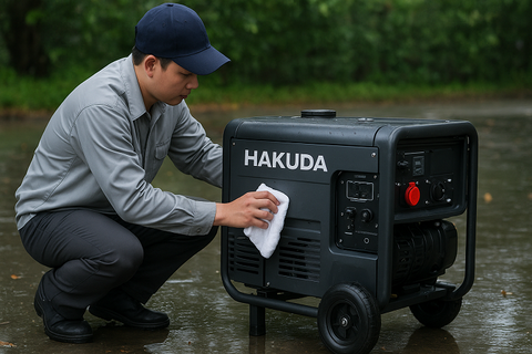 Hướng Dẫn Bảo Dưỡng Máy Phát Điện Sau Bão Để Tránh Chập Điện, Hư Hại
