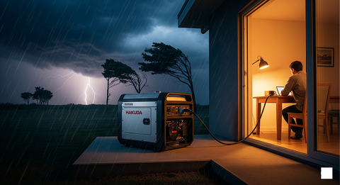 Giải Pháp Mùa Bão: Máy Phát Điện Hakuda – Ổn Định Nguồn Điện, Bảo Vệ Toàn Diện Cho Mọi Nhu Cầu