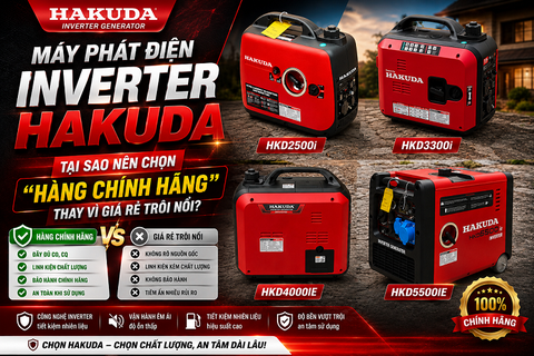 Máy Phát Điện Inverter Hakuda: Tại Sao Nên Chọn 