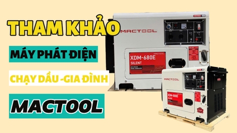 Máy Phát Điện Chạy Dầu Gia Đình MACTOOL