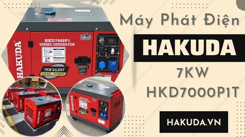 Khám Phá Máy Phát Điện Hakuda 7KW HKD7000P1: Công Nghệ Mới – Hiệu Quả Cao