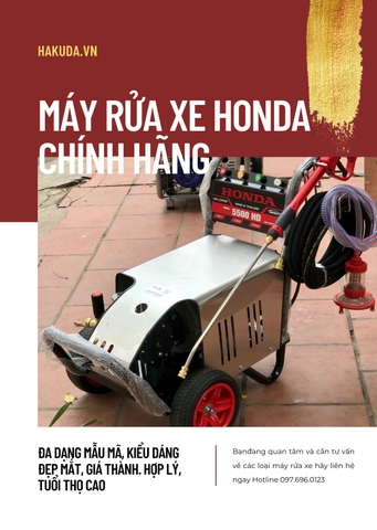 Máy Rửa Xe Honda Chính Hãng - Máy Rửa Xe Nhập Khẩu
