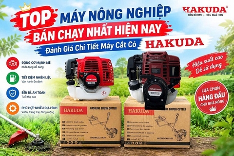 Top Máy Nông Nghiệp Bán Chạy Nhất Hiện Nay: Đánh Giá Chi Tiết Máy Cắt Cỏ Hakuda