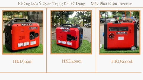 Những Lưu Ý Quan Trọng Khi Sử Dụng Máy Phát Điện Inverter