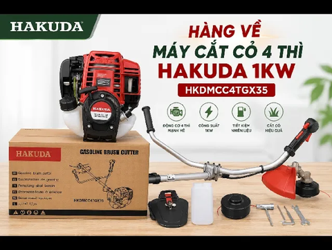 Máy Cắt Cỏ 4 Thì Hakuda 1KW HKDMCC4TGX35: Hiệu Suất Cao, Bền Bỉ & Tối Ưu Mọi Công Việc