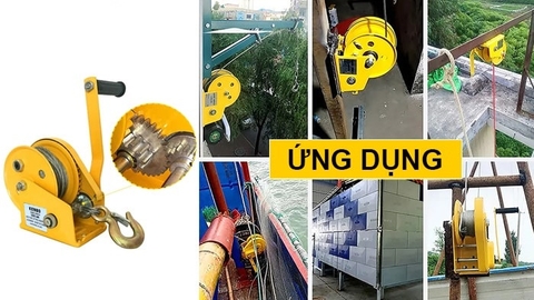 Tời Quay Tay KenBo - Cấu Tạo, Phân Loại, Chọn Mua Tời Phù Hợp