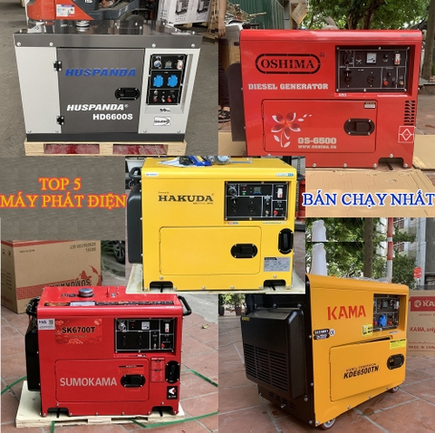 Top 5 Máy Phát Điện Chạy Dầu 5Kw Bán Chạy Nhất 2022