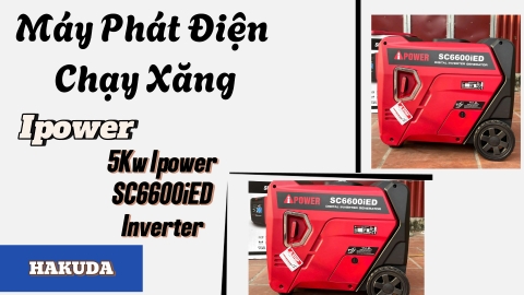 Ứng Dụng Máy Phát Điện Chạy Xăng 5Kw Ipower SC6600iED Inverter Siêu Cách Âm