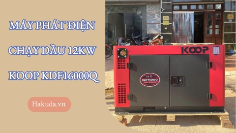 Máy phát điện chạy dầu Koop KDF16000Q 12KW Chống Ồn Hiệu Quả