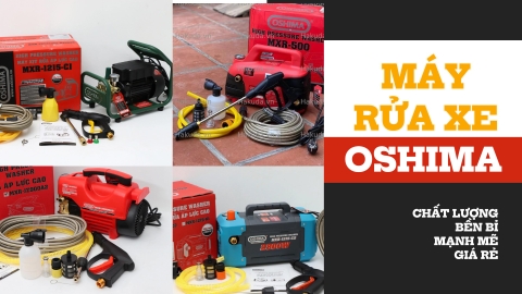 Tại Sao Nên chọn Máy rửa xe gia đình Oshima