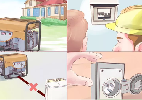Cách nối các thiết bị sử dụng điện với máy phát điện đúng cách