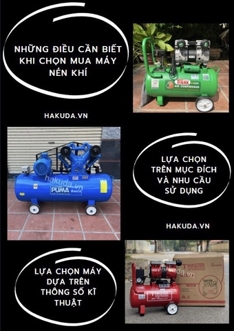 Những Điều Cần Biết Khi Chọn Mua Máy Nén Khí