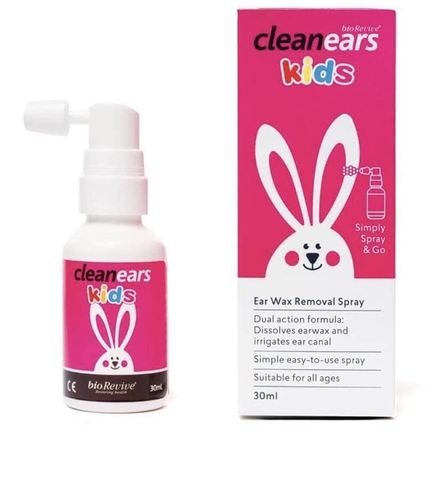 Xịt tan ráy tai cho bé Clean Ears cho trẻ từ 2 tháng tuổi