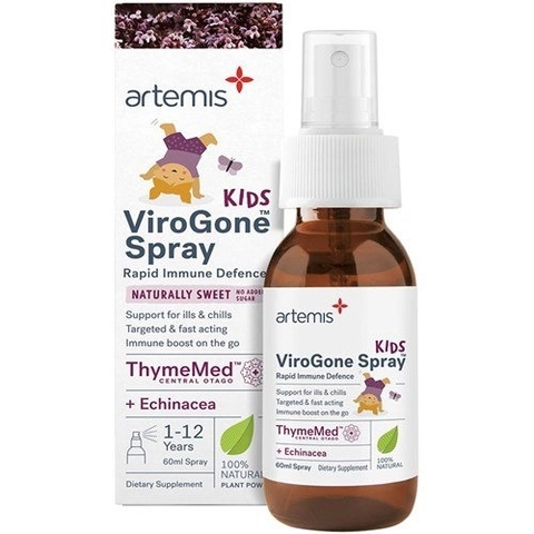 Xịt tăng đề kháng Artemis Kids ViroGone Spray cho bé từ 1 tuổi