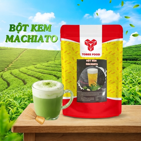 Bột Macchiato Tobee Food – Bí quyết tạo lớp kem béo mịn cho Matcha Kem Sữa