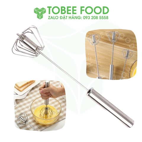 Cây Đánh tạo bọt Inox 25cm