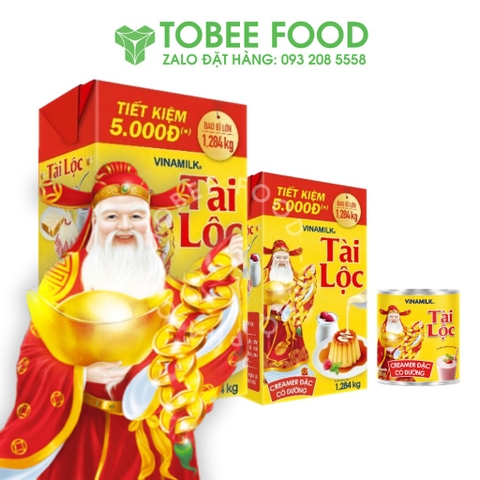 SỮA ĐẶC VINAMILK TÀI LỘC - 1284g - VINAMILK | Nguyên liệu pha chế - TOBEE FOOD