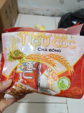 BÁNH NGŨ CỐC CHÀ BÔNG QH - 220g - CRICKET FOOD | Bánh Kẹo Ăn Vật, Bánh Kẹo Tết 2024 - TOBEE FOOD