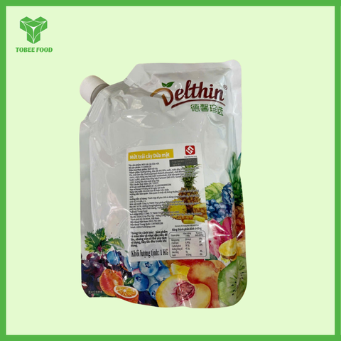 Delthin Mứt Trái Cây Dứa Mật - Nguyên Liệu Pha Chế Tobee Food