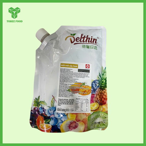 Delthin Mứt Trái Cây Xoài - Nguyên Liệu Pha Chế Tobee Food