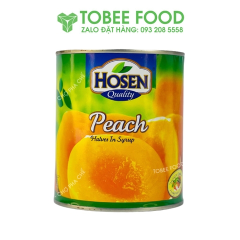 ĐÀO HỘP HOSEN - 825g - HOSEN | Nguyên liệu pha chế - TOBEE FOOD