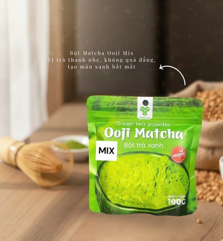 Bột Matcha Mix Oij 100gr | TOBEE FOOD