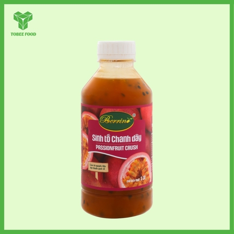 SINH TỐ CHANH DÂY BERRINO - 1L - BERRINO | Mứt - Sinh Tố làm Trà Sữa - TOBEE FOOD