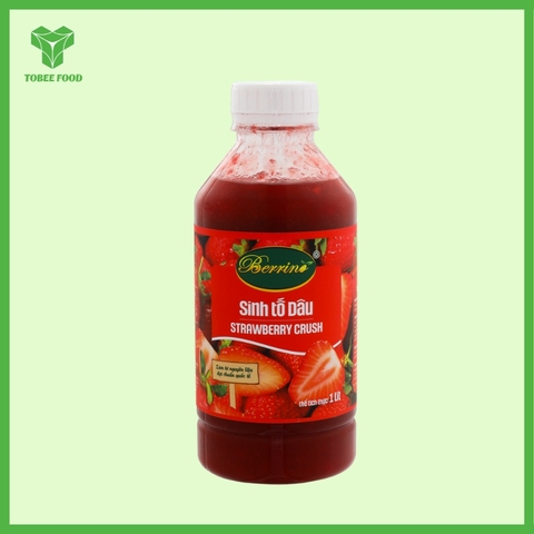 SINH TỐ DÂU BERRINO - 1L - BERRINO | Mứt - Sinh Tố làm Trà Sữa - TOBEE FOOD