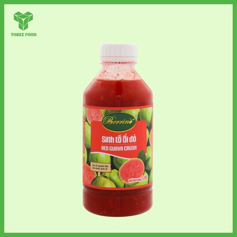 SINH TỐ ỔI HỒNG BERRINO - 1L - BERRINO | Mứt - Sinh Tố làm Trà Sữa - TOBEE FOOD