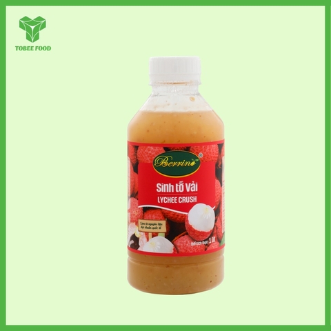 SINH TỐ BERRINO VẢI - 1L - BERRINO | Mứt - Sinh Tố làm Trà Sữa - TOBEE FOOD