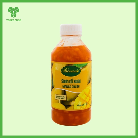 SINH TỐ XOÀI BERRINO - 1L - BERRINO | Mứt - Sinh Tố làm Trà Sữa - TOBEE FOOD