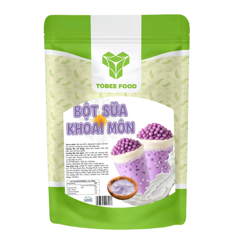 BỘT SỮA KHOAI MÔN - 500G I Nguyên Liệu Pha Chế - Tobee Food