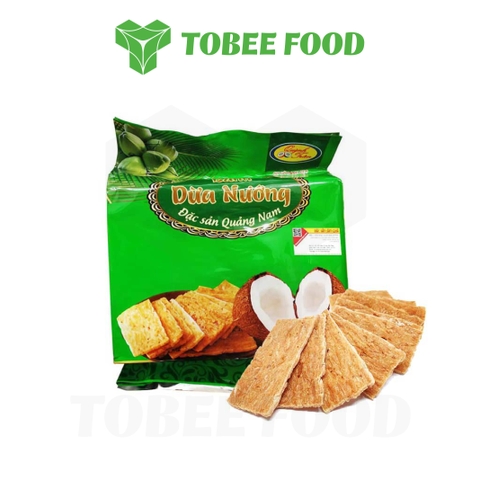 BÁNH DỪA NƯỚNG QUẢNG NAM - 160g - PHÚC ĐẠT | Bánh Kẹo Ăn Vật, Bánh Kẹo Tết 2024 - TOBEE FOOD