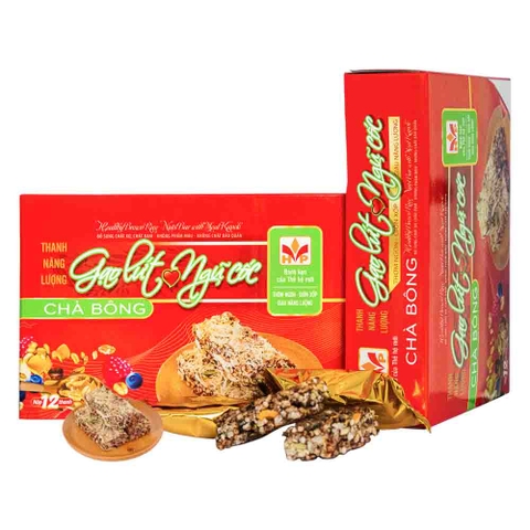 Bánh Hộp Gạo Lứt Chà Bông