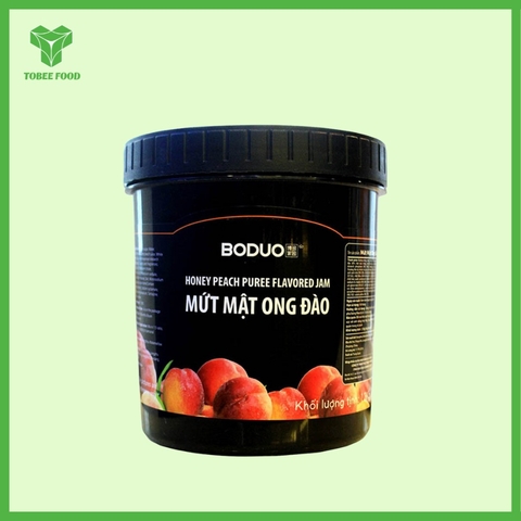 MỨT ĐÀO BODUO - 1kg - BODUO | Mứt - Sinh Tố làm Trà Sữa - TOBEE FOOD