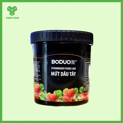 MỨT DÂU BODUO - 1kg - DOBUO | Mứt - Sinh Tố làm Trà Sữa - TOBEE FOOD