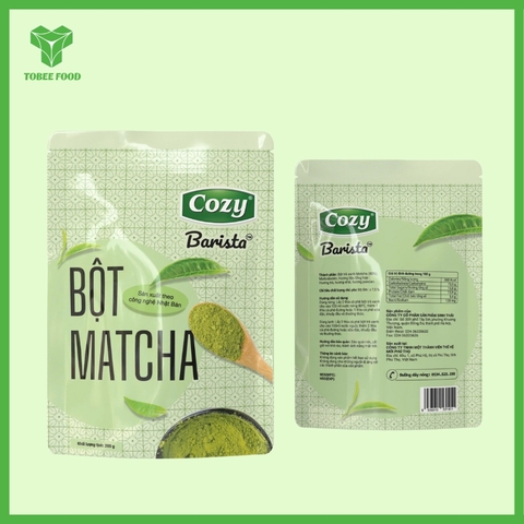 Bột Matcha Cozy 200g | Nguyên Liệu Pha Chế Giá Sỉ Tp.HCM - Tobee Food