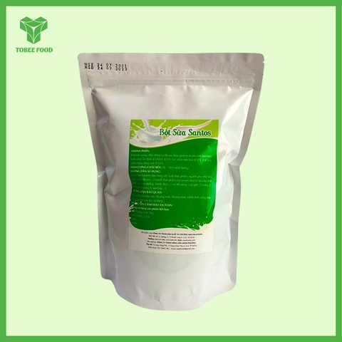 BỘT SỮA SANTOS 35D - 1KG - SANTOS | Bột Sữa làm Trà Sữa - TOBEE FOOD