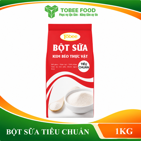 BỘT SỮA TIÊU CHUẨN - 1KG I NGUYÊN LIỆU PHA CHẾ - TOBEE FOOD