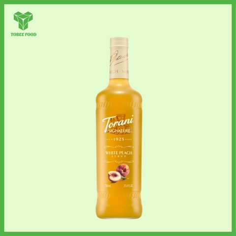 TORANI ĐÀO TRẮNG 700ML I Nguyên Liệu Pha Chế - Tobee Food