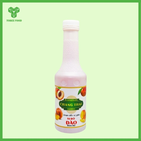 Syrup Chang Thái Đào - Chai 1L I Nguyên Liệu Pha Chế - Tobee Food