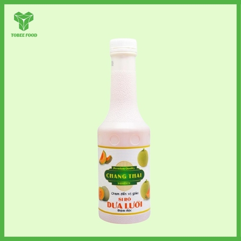 Siro Dưa Lưới - Syrup Chang Thái Dưa Lưới - Chai 1L I Nguyên Liệu Pha Chế - Tobee Food