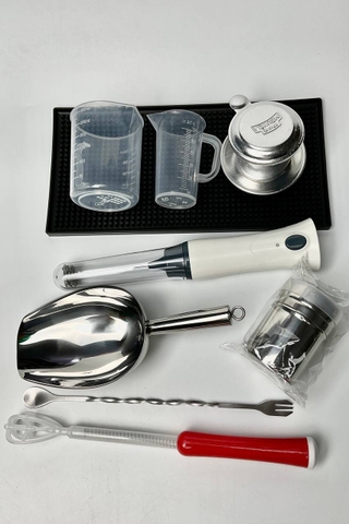 Combo Dụng Cụ Pha Cà Phê Nâng Cao Tobee Food 9 Món