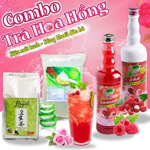 Combo trà hoa hồng