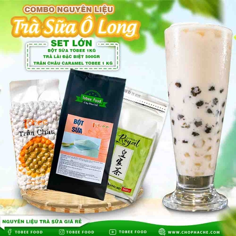 combo trà sữa Ô Lông sét lớn