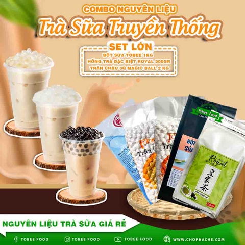 Combo trà sữa truyền thống