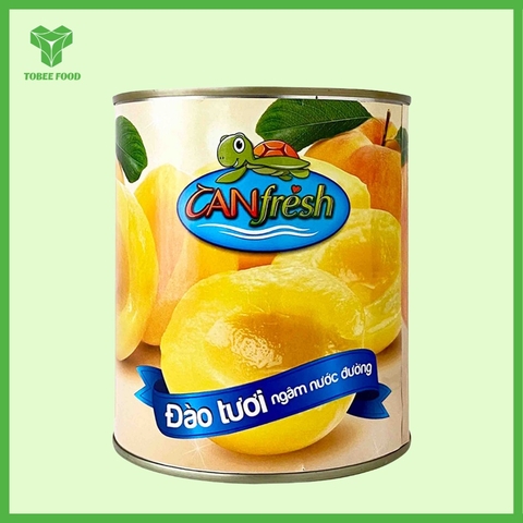 ĐÀO NGÂM CANDY - 820g - CAN FRESH | Nguyên liệu pha chế - TOBEE FOOD