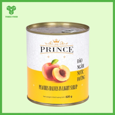 ĐÀO NGÂM PRINCE - 820g - PRINCE | Nguyên liệu pha chế - TOBEE FOOD